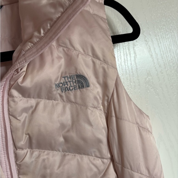 The North Face down puffer light pink vest size small - Picture 5 of 8